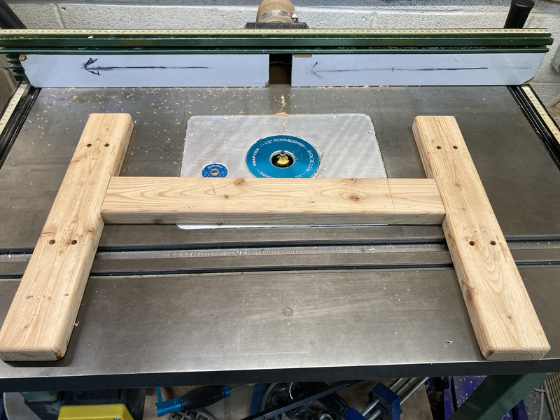 Photo of the base after routing
