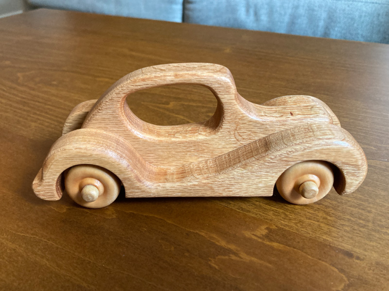 Photo of the finished car from the side